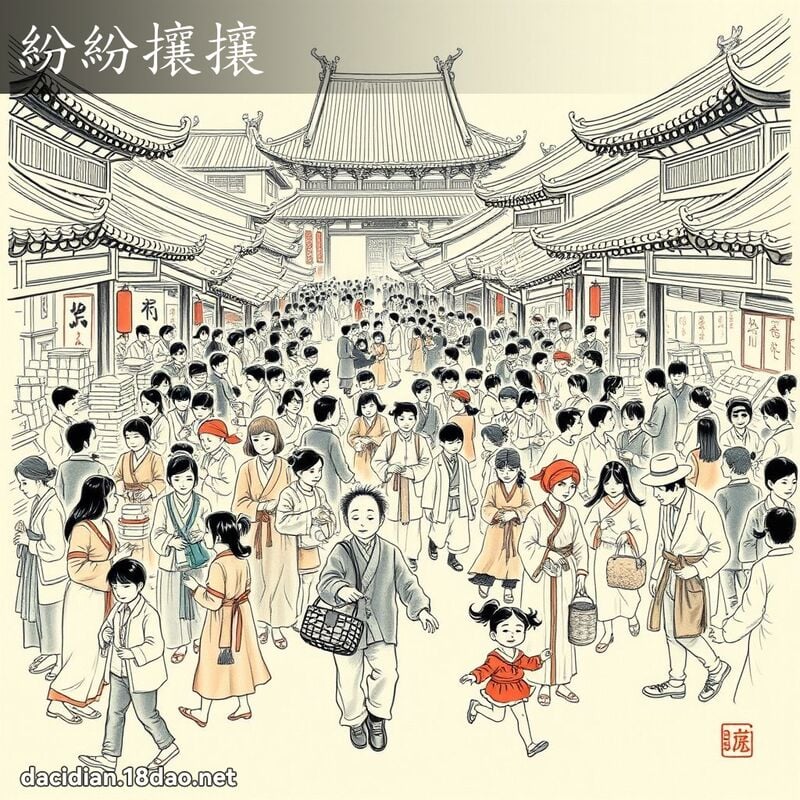 紛紛攘攘 配图