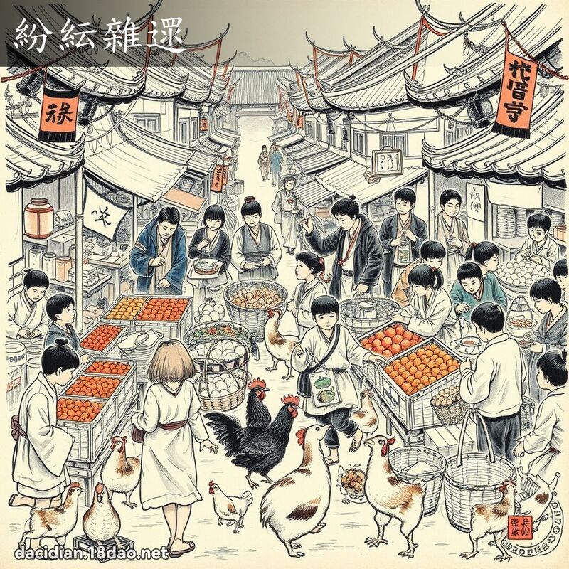 紛紜雜遝 配图
