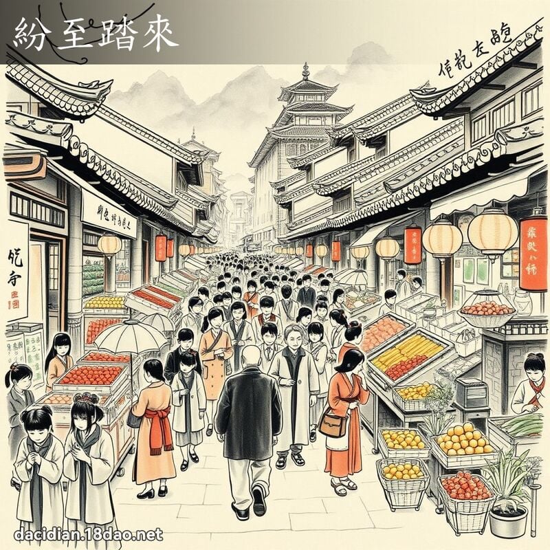 紛至踏來 配图