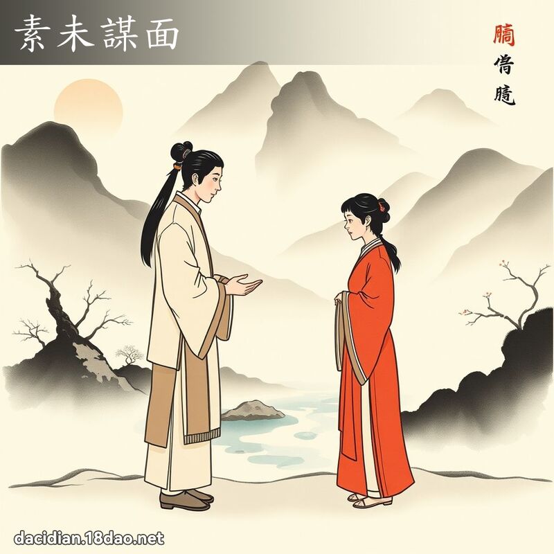 素未謀面 配图