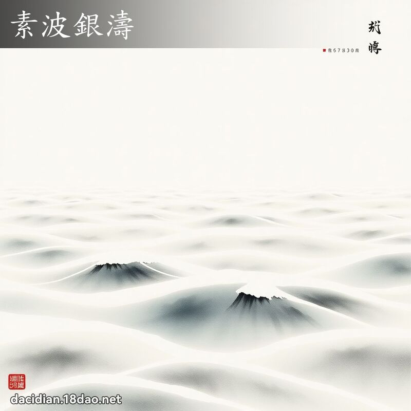 素波銀濤 配图