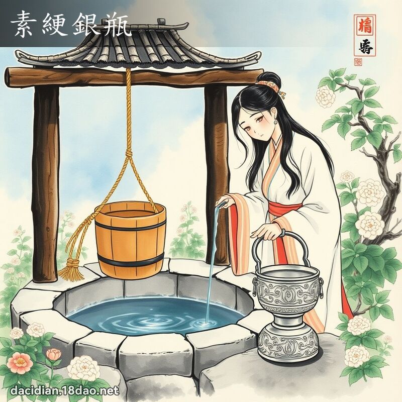 素綆銀瓶 配图