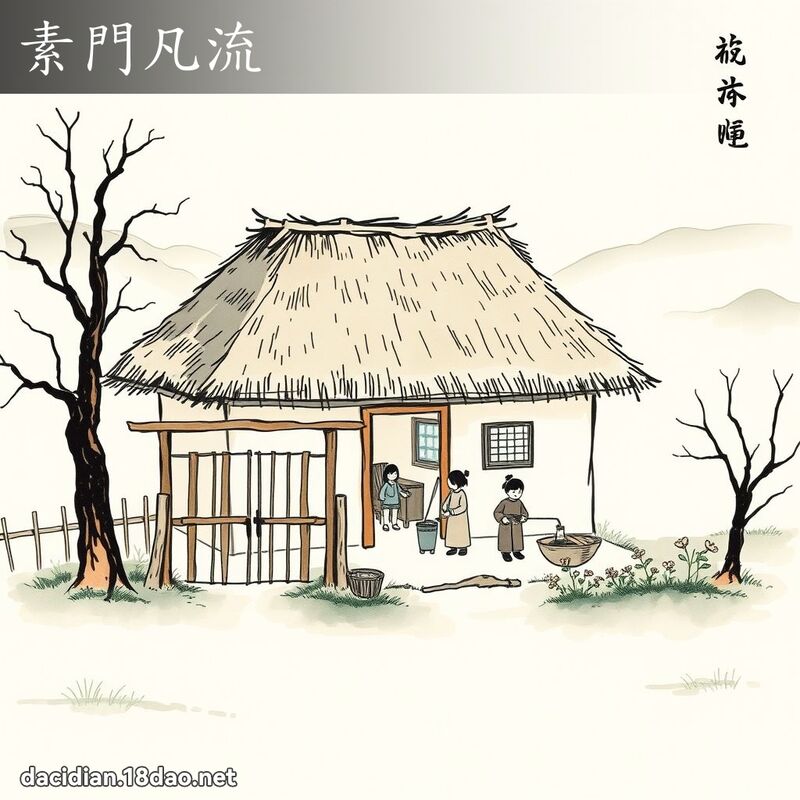 素門凡流 配图