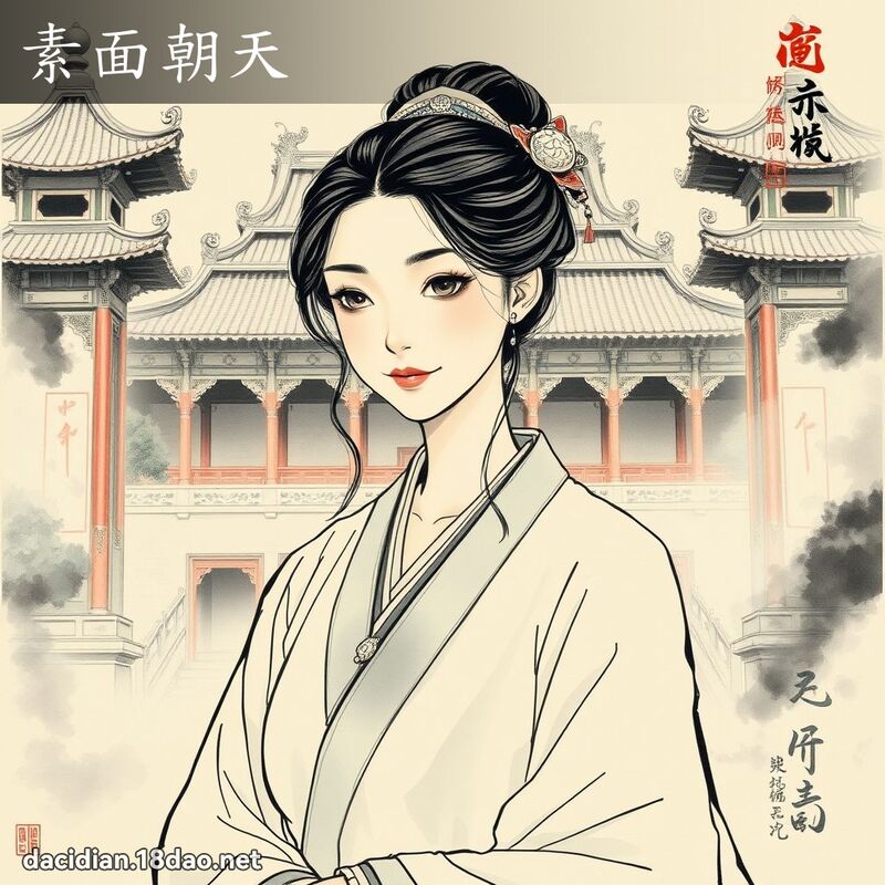 素面朝天 配图