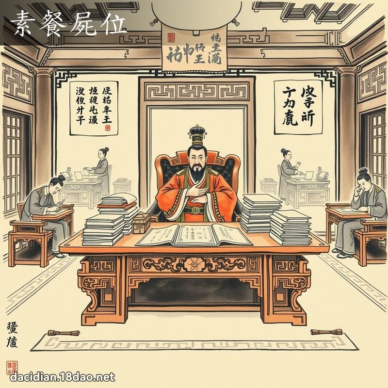 素餐屍位 配图