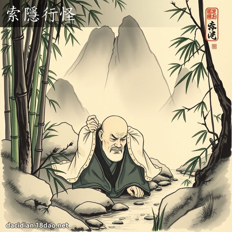 索隱行怪 - 中華成語配圖
