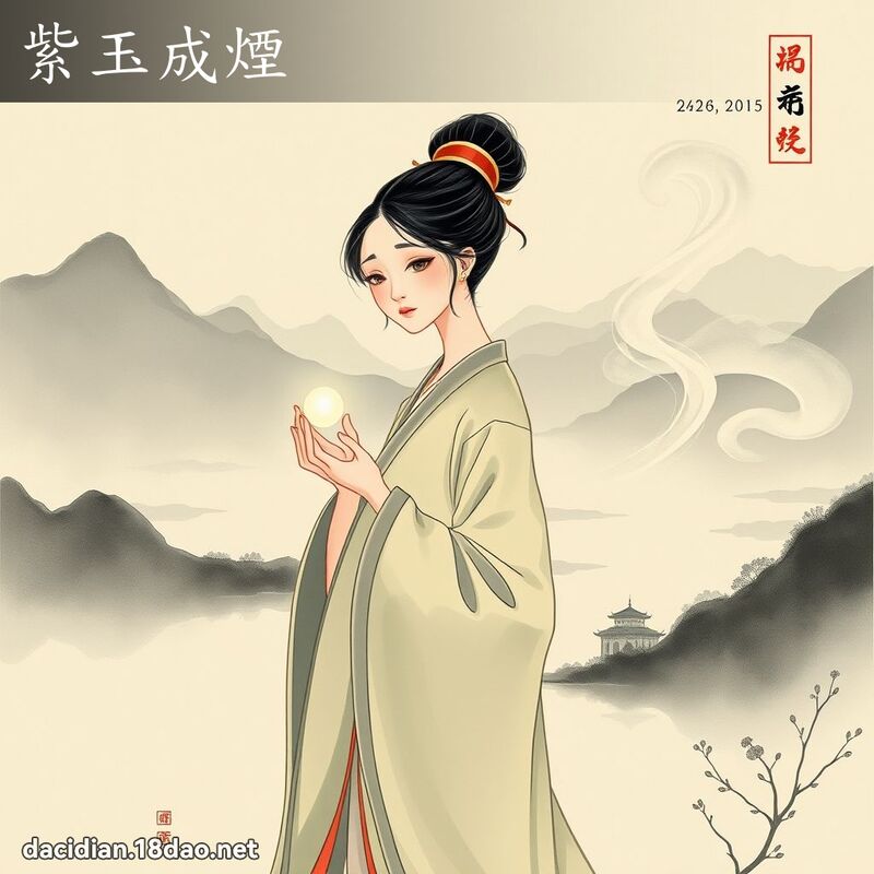 紫玉成煙 配图