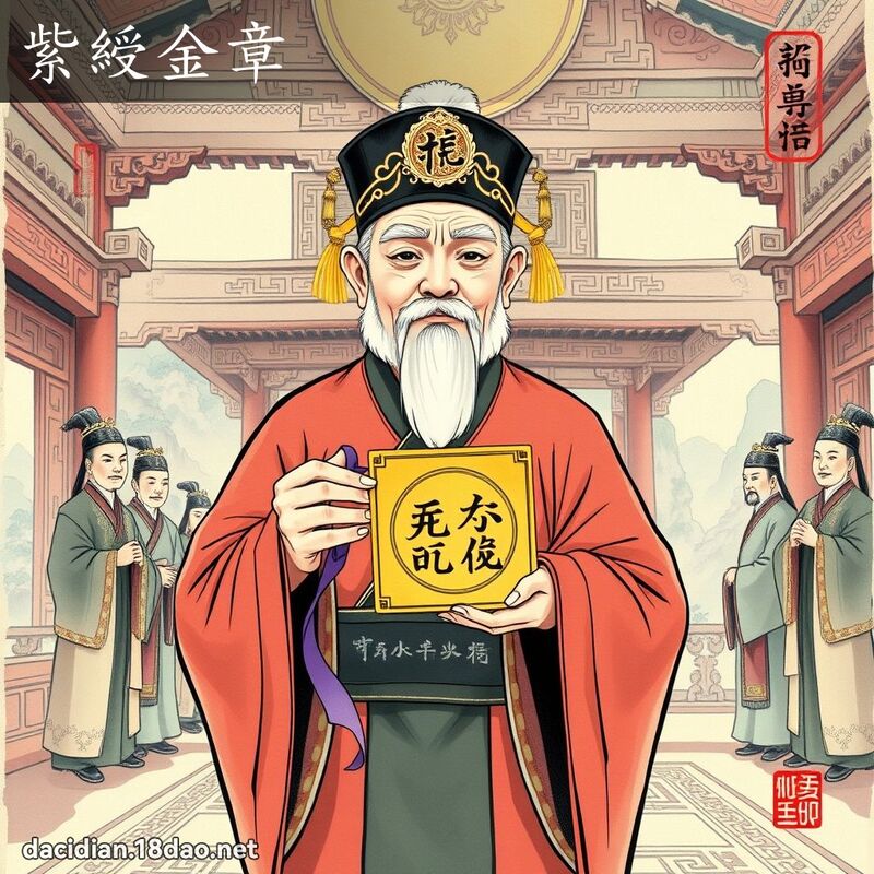 紫綬金章 配图