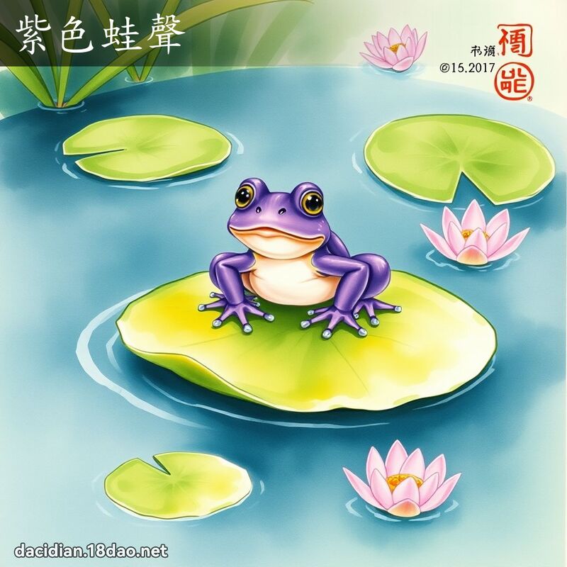 紫色蛙聲 配图