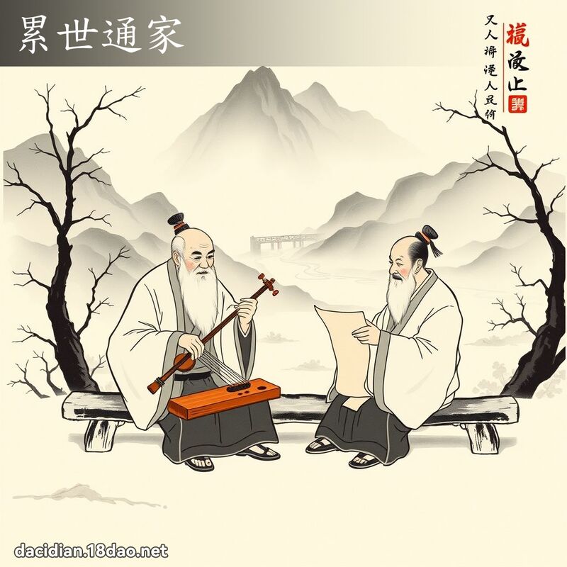 累世通家 配图