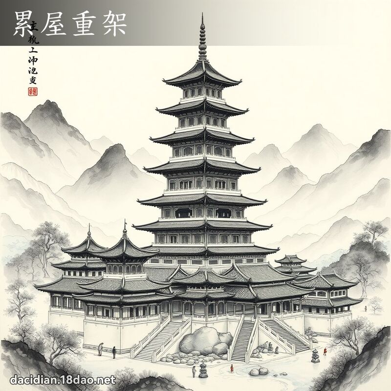 累屋重架 配图
