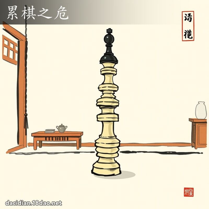 累棋之危 配图