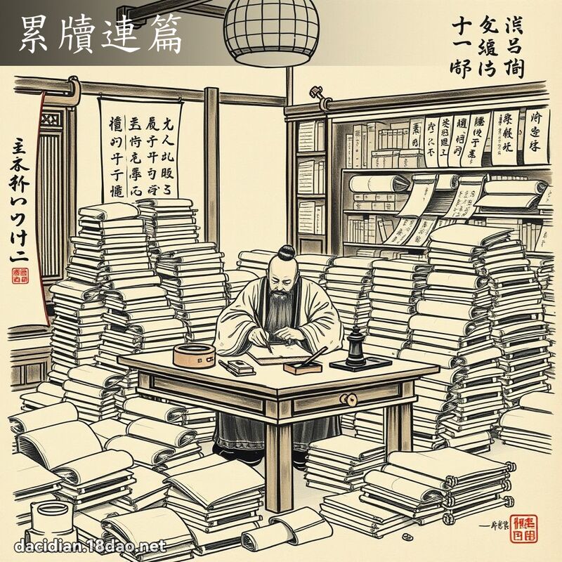 累牘連篇 配图