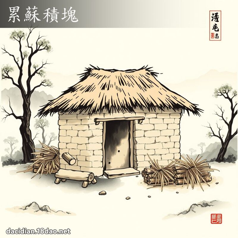 累蘇積塊 配图