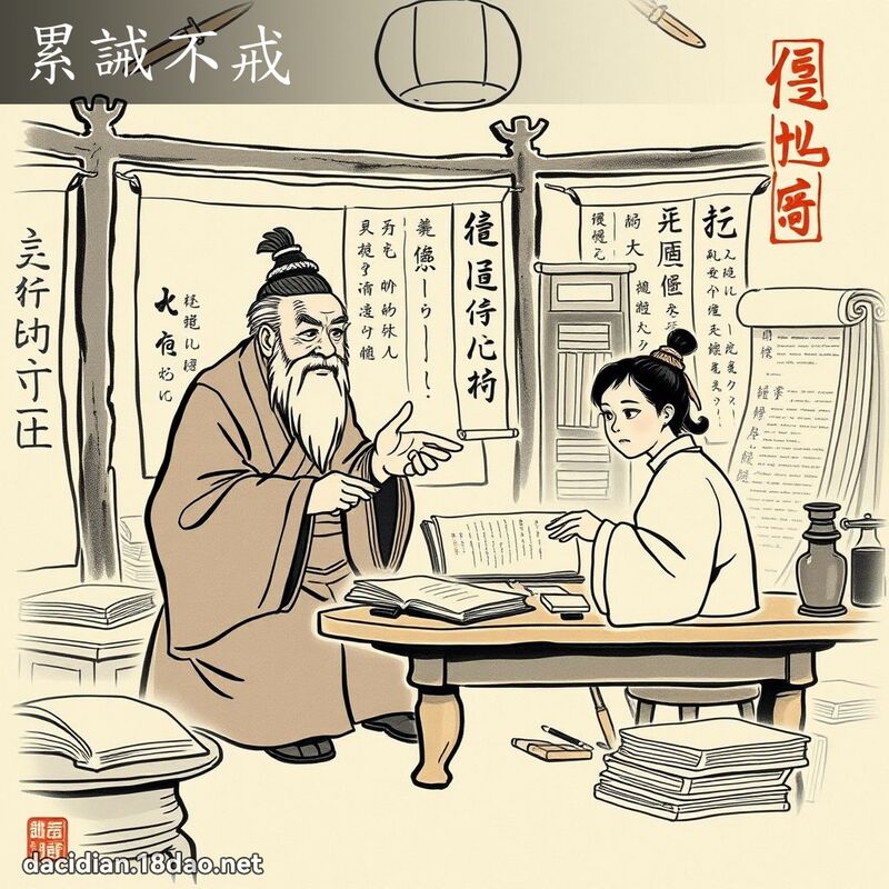 累誡不戒 配图