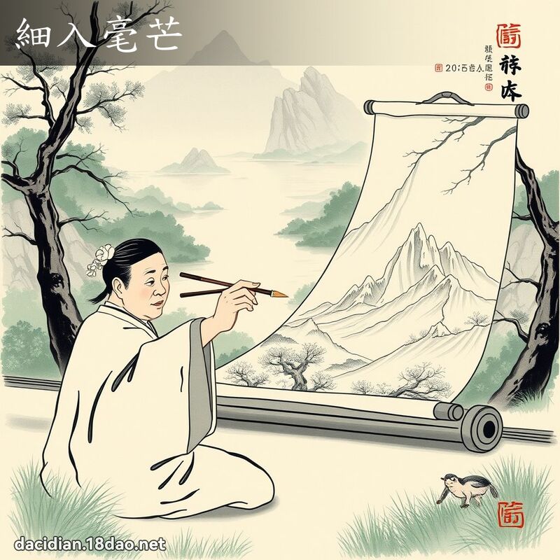 細入毫芒 配图