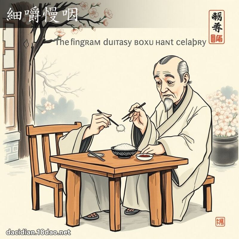 細嚼慢咽 配图