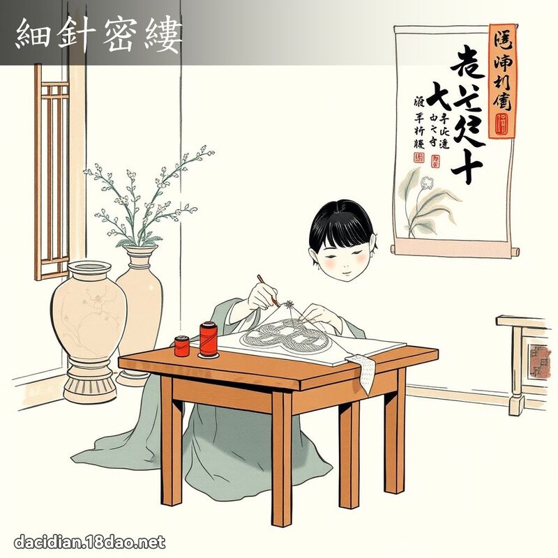 细针密缕 配图