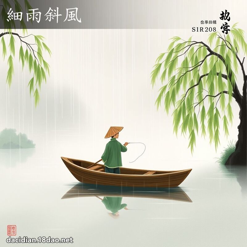 细雨斜风 配图