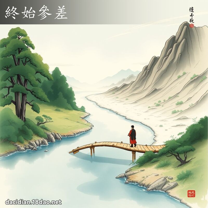 终始参差 配图