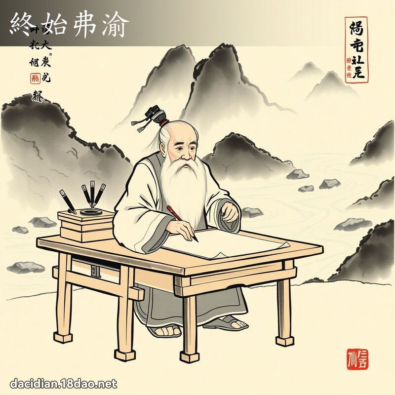 终始弗渝 配图