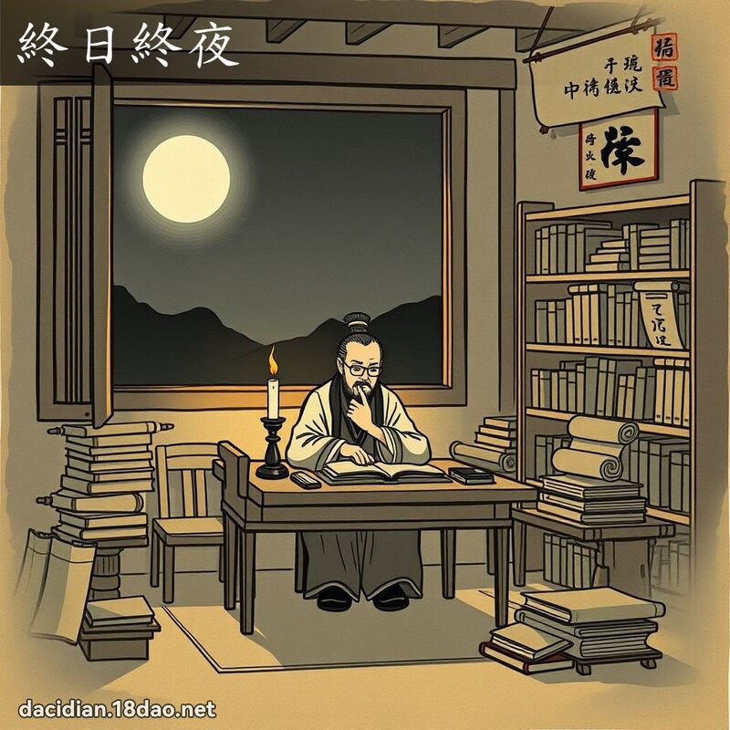 终日终夜 配图