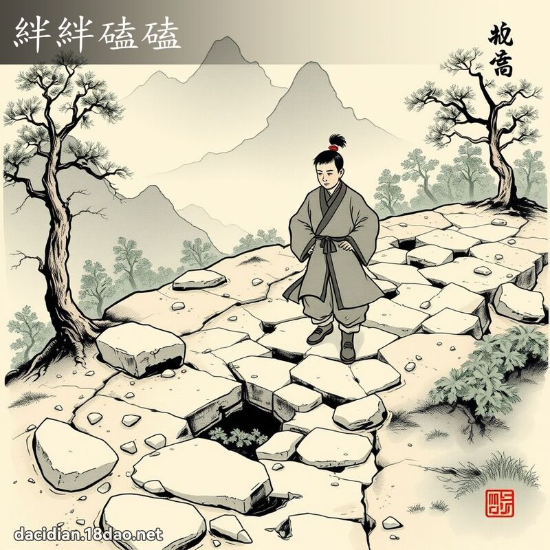 绊绊磕磕 配图