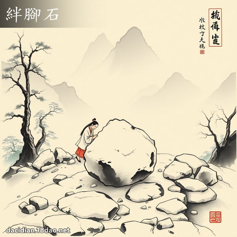 绊脚石 配图