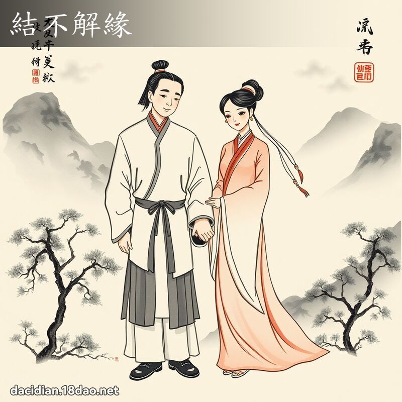 结不解缘 配图