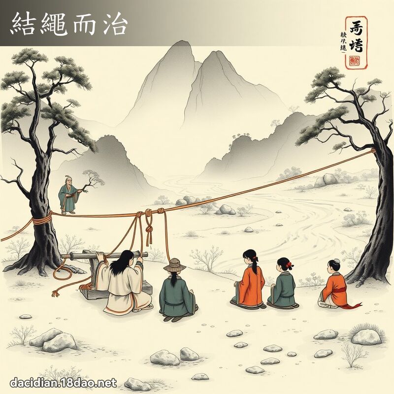 结绳而治 配图