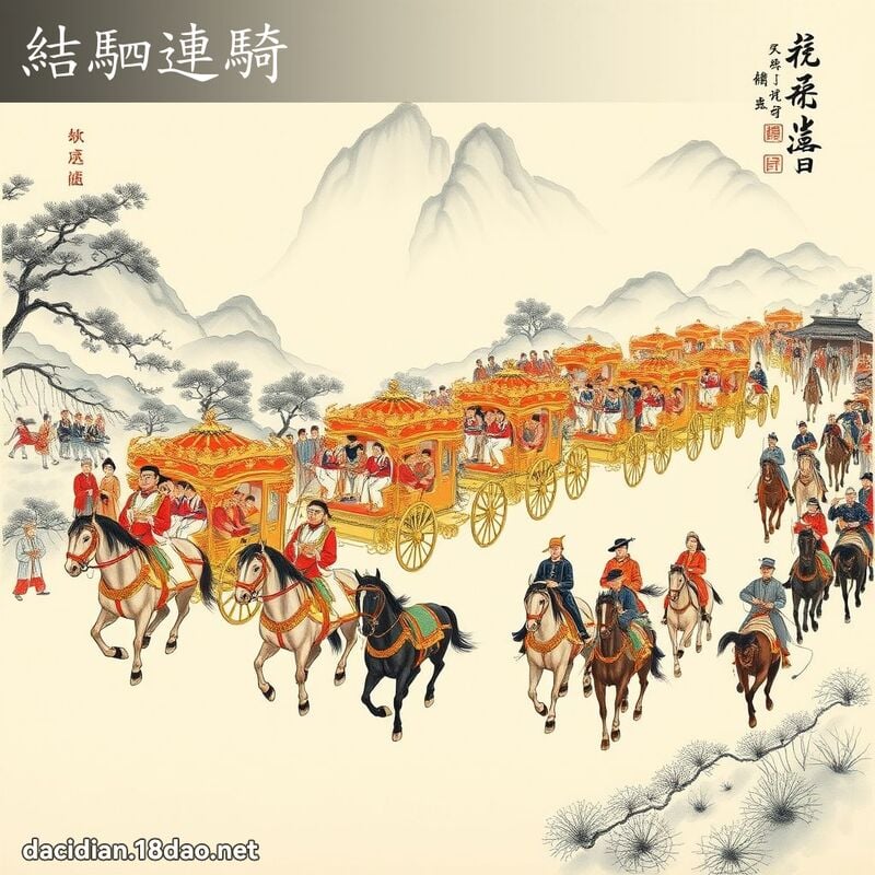 结駟连骑 配图