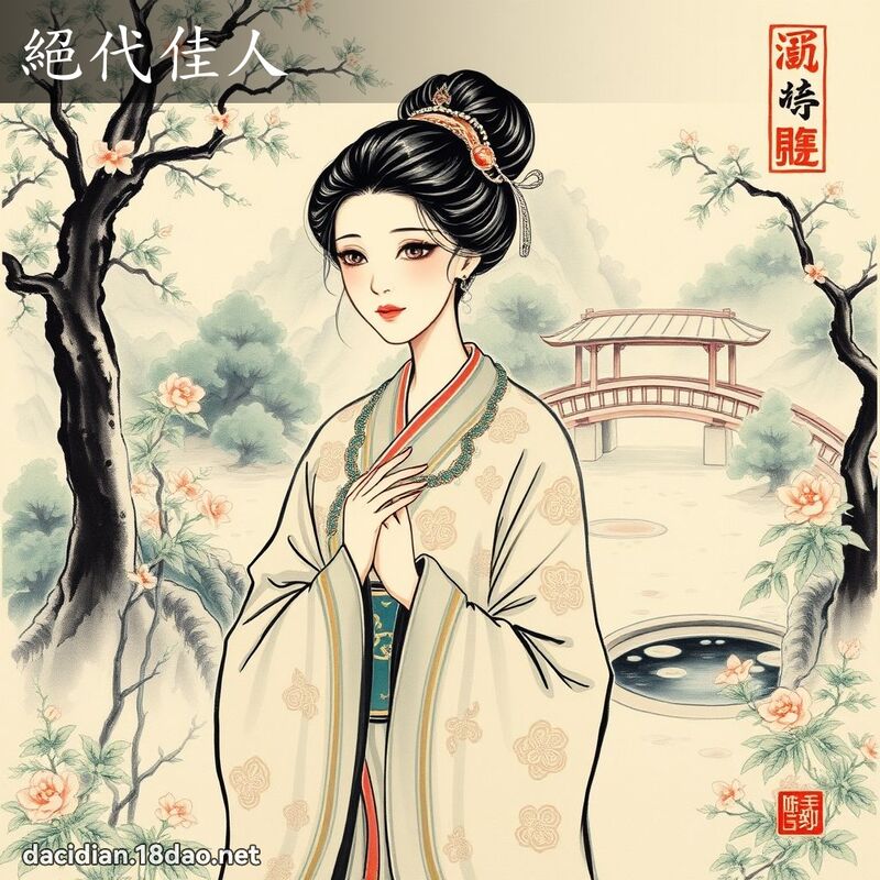 绝代佳人 配图