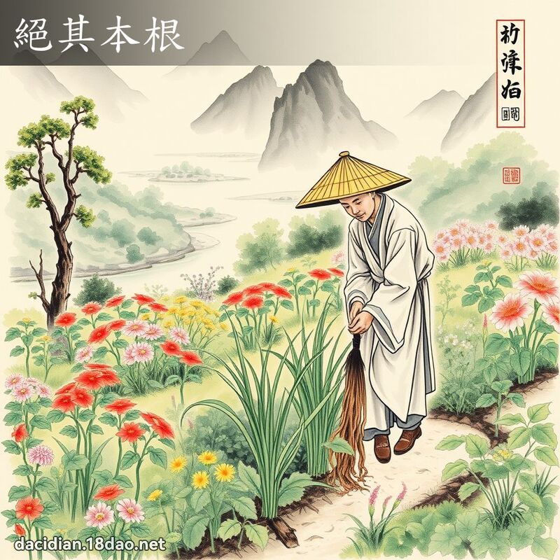绝其本根 配图
