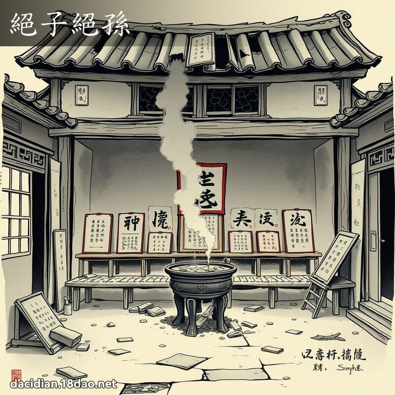 绝子绝孙 配图