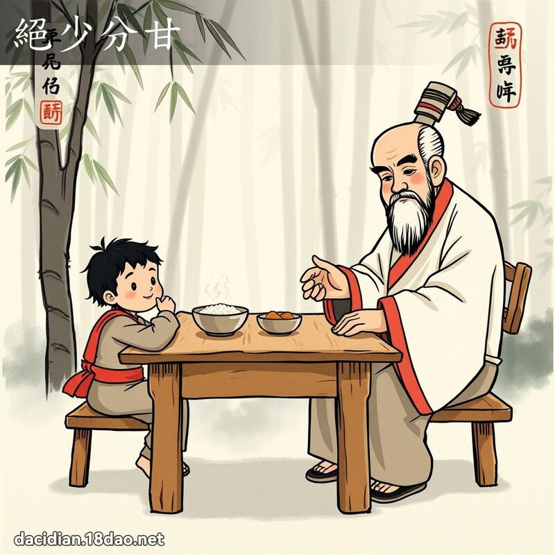 绝少分甘 配图