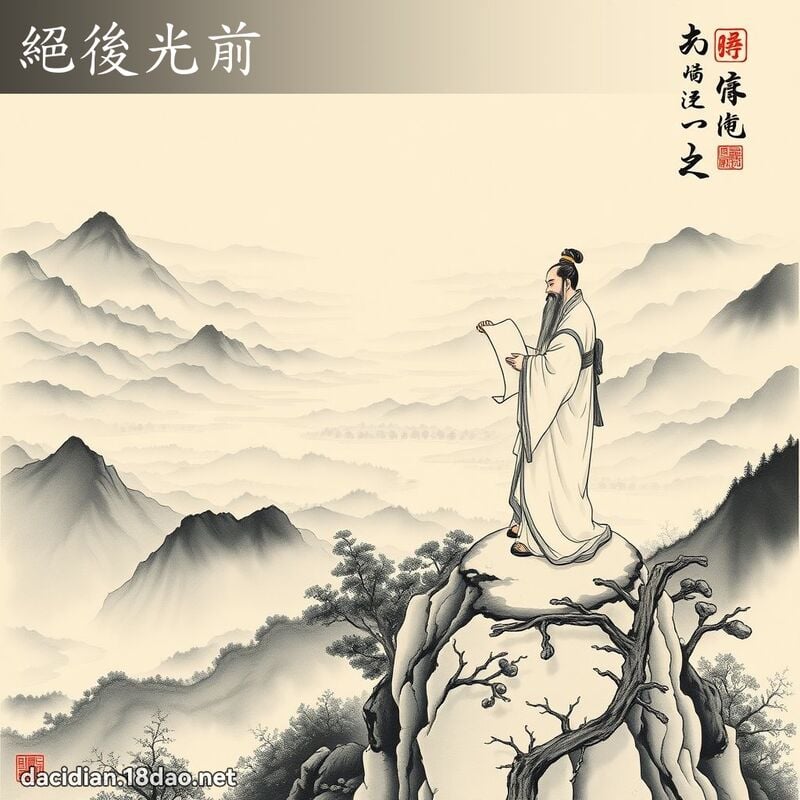 绝后光前 配图