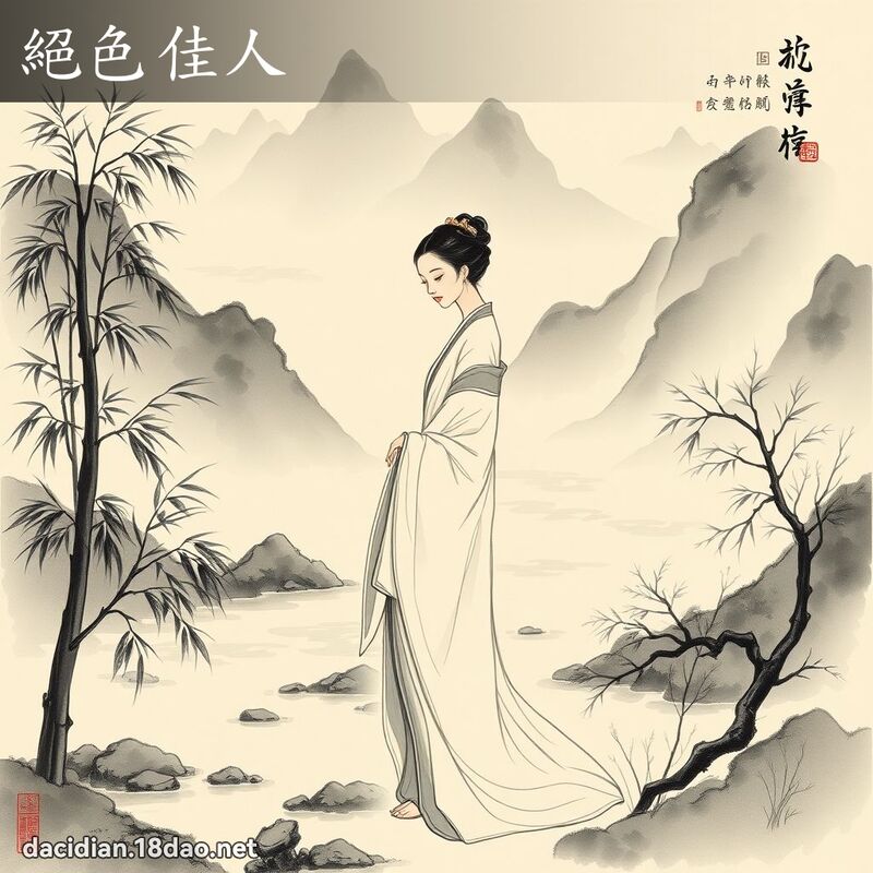 绝色佳人 配图