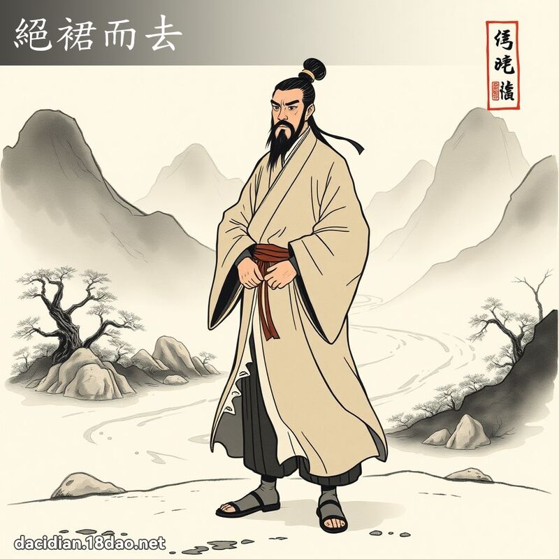 绝裙而去 配图