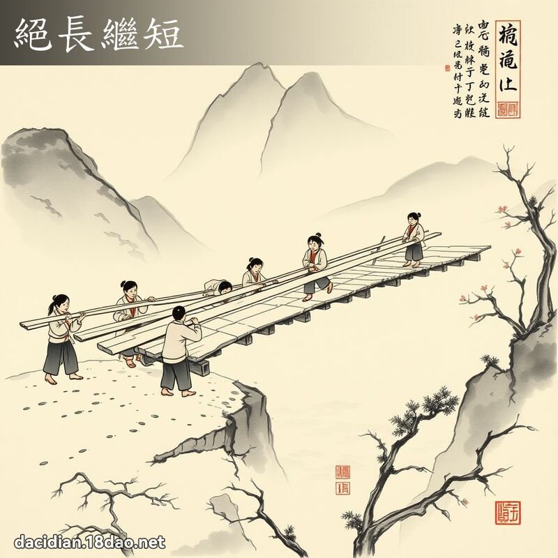 绝长继短 配图