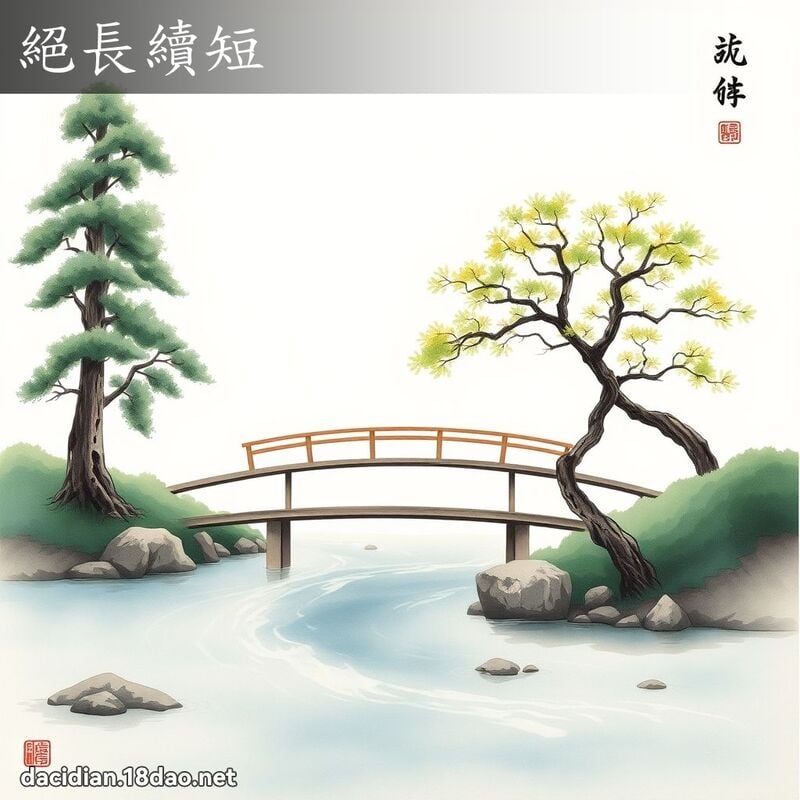 绝长续短 配图