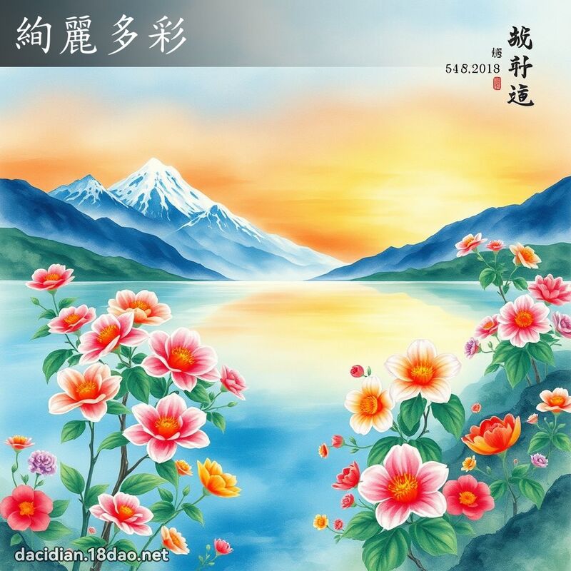 绚丽多彩 配图