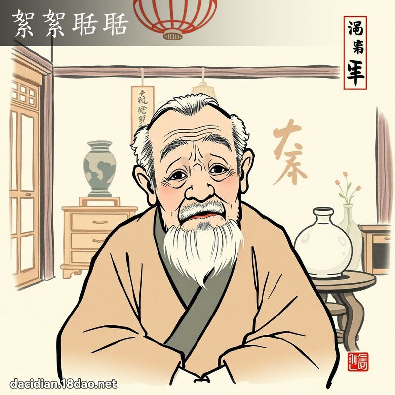 絮絮聒聒 配图
