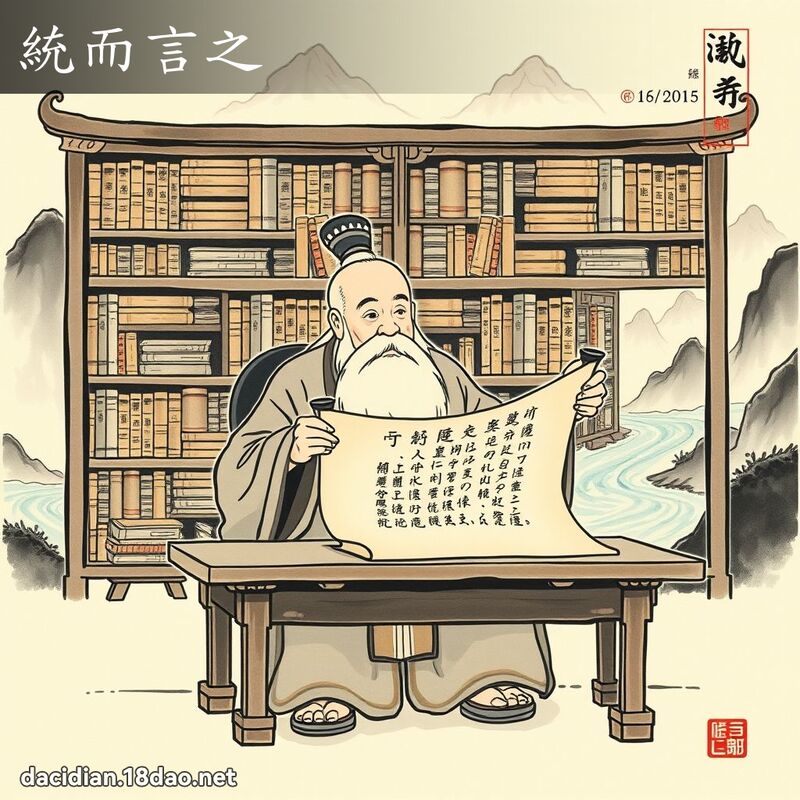 统而言之 配图