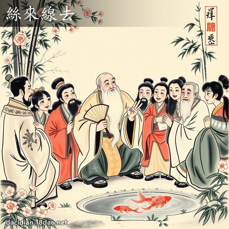 丝来线去 配图