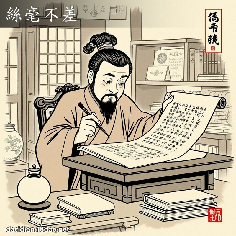 丝毫不差 配图
