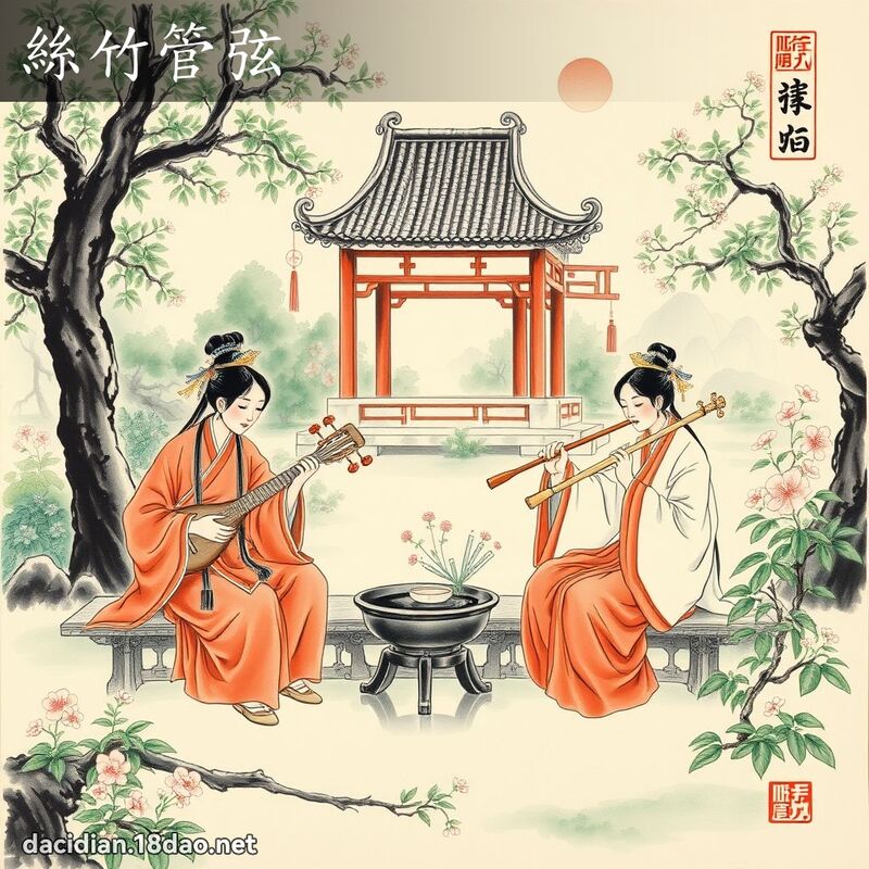 丝竹管弦 配图