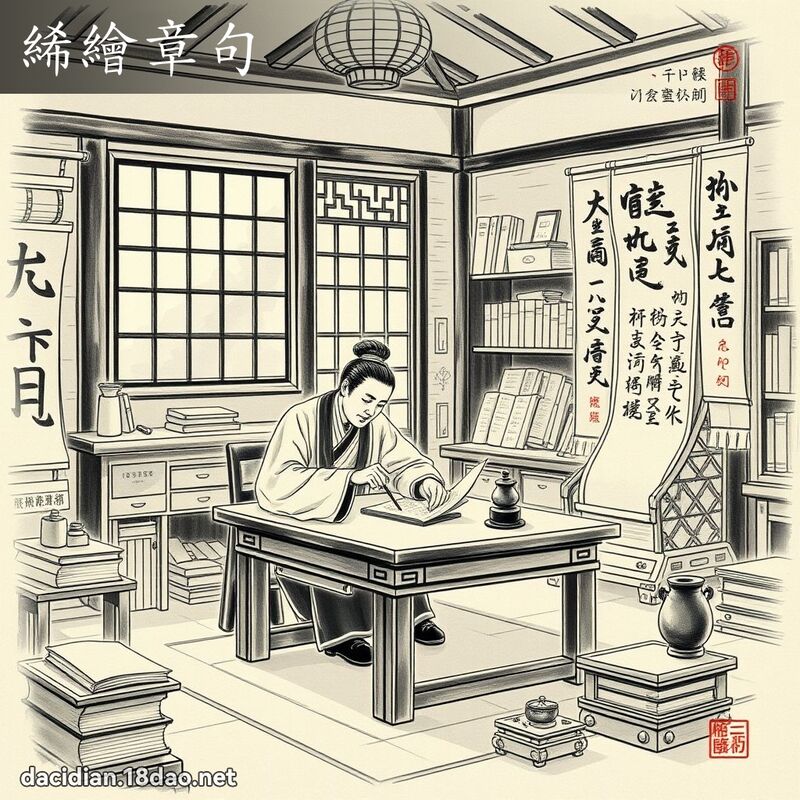 絺绘章句 配图