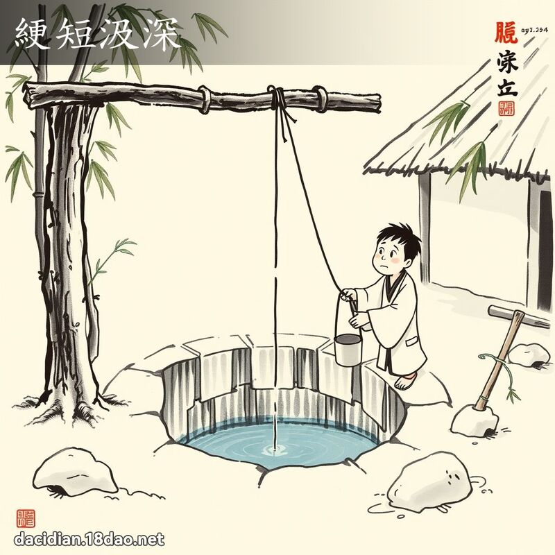 綆短汲深 配图