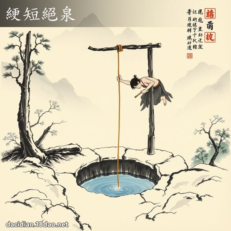 綆短绝泉 配图