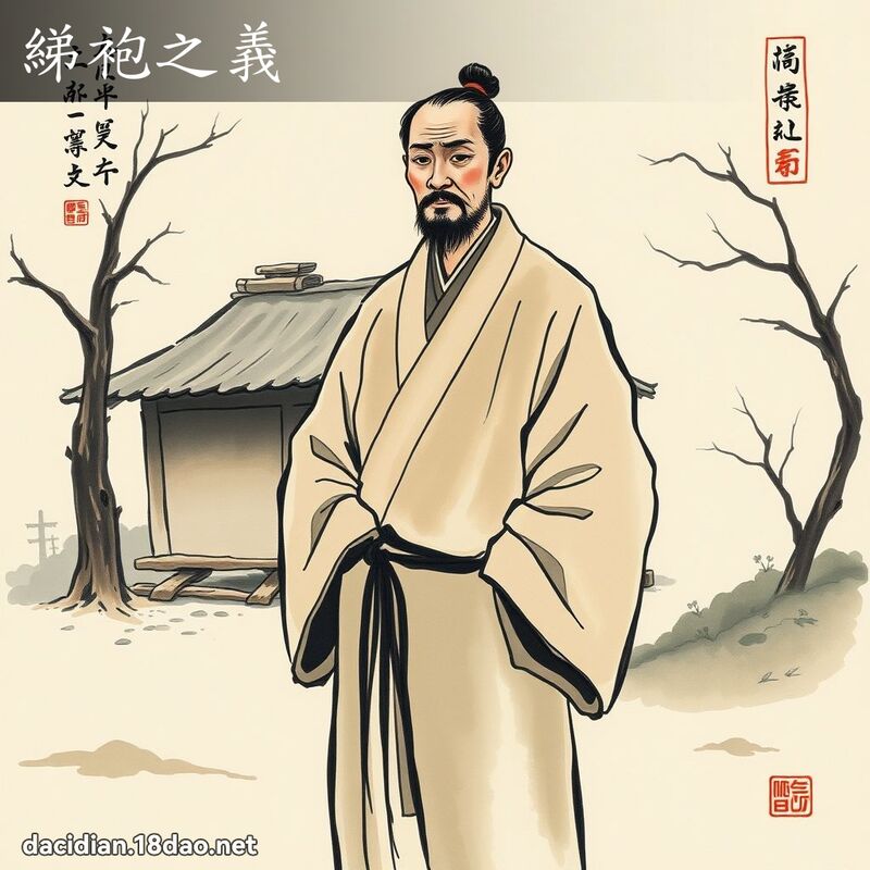 綈袍之义 配图